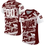 custom texas am aggies camo shatter maroon jersey best selling