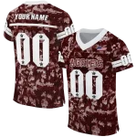 custom texas am aggies camouflage abstract maroon jersey best selling