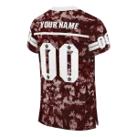 custom texas am aggies camouflage abstract maroon jersey best selling