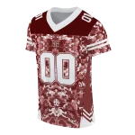 custom texas am aggies mirrored pattern maroon jersey best selling
