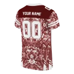 custom texas am aggies mirrored pattern maroon jersey best selling
