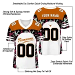 custom texas longhorns brushstroke xs white black jersey best selling