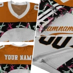 custom texas longhorns brushstroke xs white black jersey best selling