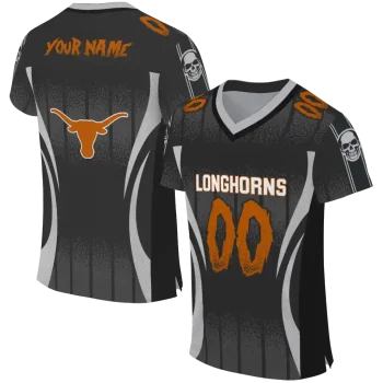 custom texas longhorns dynamic dots white jersey best selling