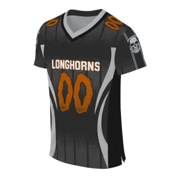 custom texas longhorns dynamic dots white jersey fashion forward