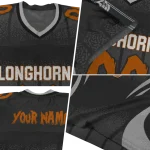 custom texas longhorns dynamic dots white jersey best selling