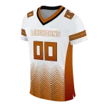 custom texas longhorns halftone sweep white black jersey best selling