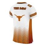 custom texas longhorns halftone sweep white black jersey best selling