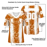 custom texas longhorns rugged stripes orange jersey best selling