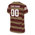 custom texas state bobcats art stripe maroon jersey best selling