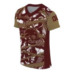 custom texas state bobcats camo shatter maroon jersey best selling