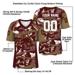 custom texas state bobcats camo shatter maroon jersey best selling