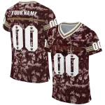 custom texas state bobcats camouflage abstract maroon jersey best selling