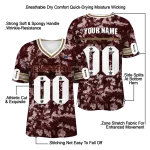 custom texas state bobcats camouflage abstract maroon jersey best selling