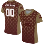 custom texas state bobcats stacked rectangle maroon jersey best selling