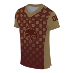 custom texas state bobcats stacked rectangle maroon jersey best selling