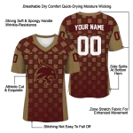 custom texas state bobcats stacked rectangle maroon jersey best selling