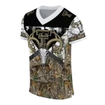 custom texas tech red raiders antler skull camouflage hunting jersey best selling