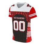 custom texas tech red raiders tire arrows red black white jersey best selling