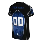 custom toledo rockets halftone slant blue black jersey best selling