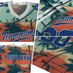 custom toledo rockets horizon palm sunset jersey best selling