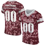 custom troy trojans camouflage abstract red jersey best selling