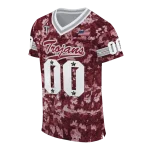 custom troy trojans camouflage abstract red jersey best selling