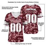custom troy trojans camouflage abstract red jersey best selling