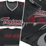 custom troy trojans dynamic dots grey jersey best selling