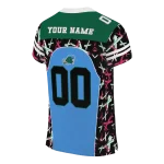 custom tulane green wave brushstroke xs blue black jersey best selling