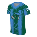 custom tulane green wave rugged stripes green jersey best selling