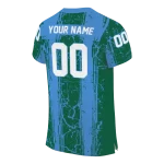 custom tulane green wave rugged stripes green jersey best selling
