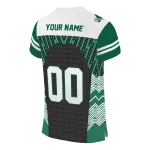 custom tulane green wave tire arrows green black white jersey best selling