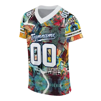 custom tulsa golden hurricane tribal face jersey fashion forward