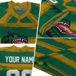 custom uab blazers art stripe green jersey best selling