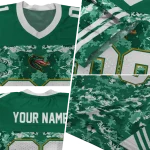 custom uab blazers mirrored pattern green jersey best selling