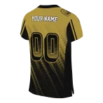 custom ucf knights halftone flow gold black jersey best selling