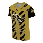 custom ucf knights stripe block gold jersey best selling
