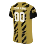 custom ucf knights stripe block gold jersey best selling