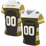 custom ucf knights tire arrows gold black white jersey best selling