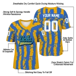 custom ucla bruins stripe splatter blue jersey best selling