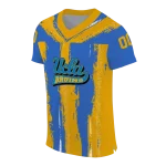 custom ucla bruins striped texture blue jersey best selling
