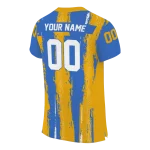 custom ucla bruins striped texture blue jersey best selling