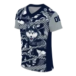 custom uconn huskies camo shatter blue jersey best selling