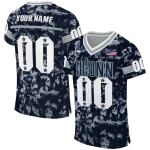 custom uconn huskies camouflage abstract blue jersey best selling