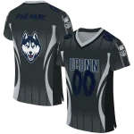 custom uconn huskies dynamic dots grey jersey best selling