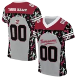 custom umass minutemen brushstroke xs grey black jersey best selling