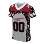 custom umass minutemen brushstroke xs grey black jersey best selling