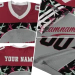 custom umass minutemen brushstroke xs grey black jersey best selling