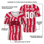 custom unlv rebels stripe splatter red jersey best selling